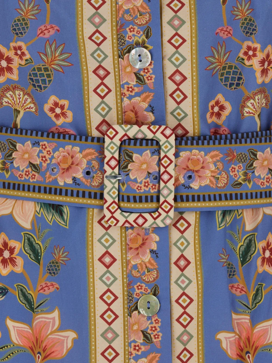 Super Bloom Tapestry Cotton Dress