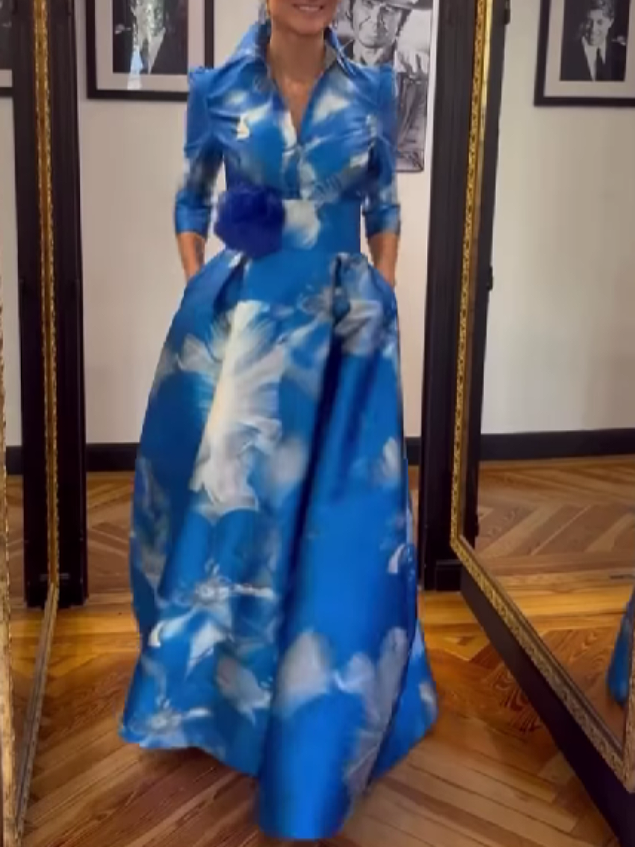 Printed Maxi Dress