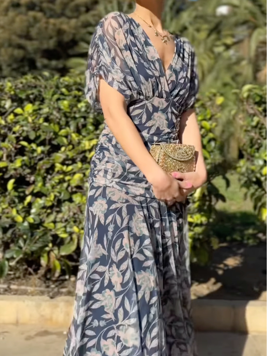 The Demure Mesh Occasion Dress