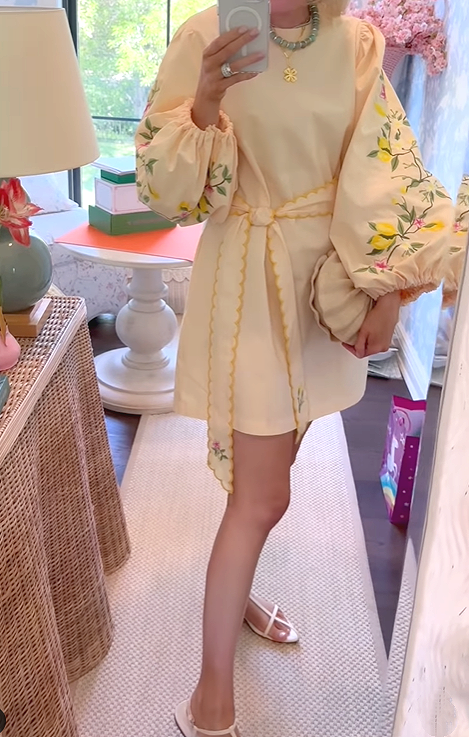 Adorable Flower Short Dress