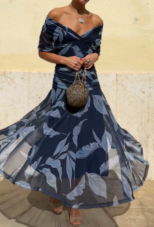 The Demure Mesh Occasion Dress