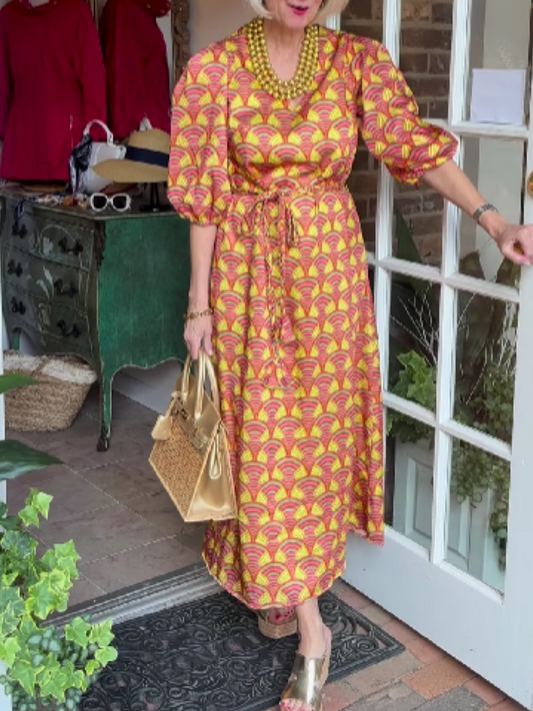 Printed Dress